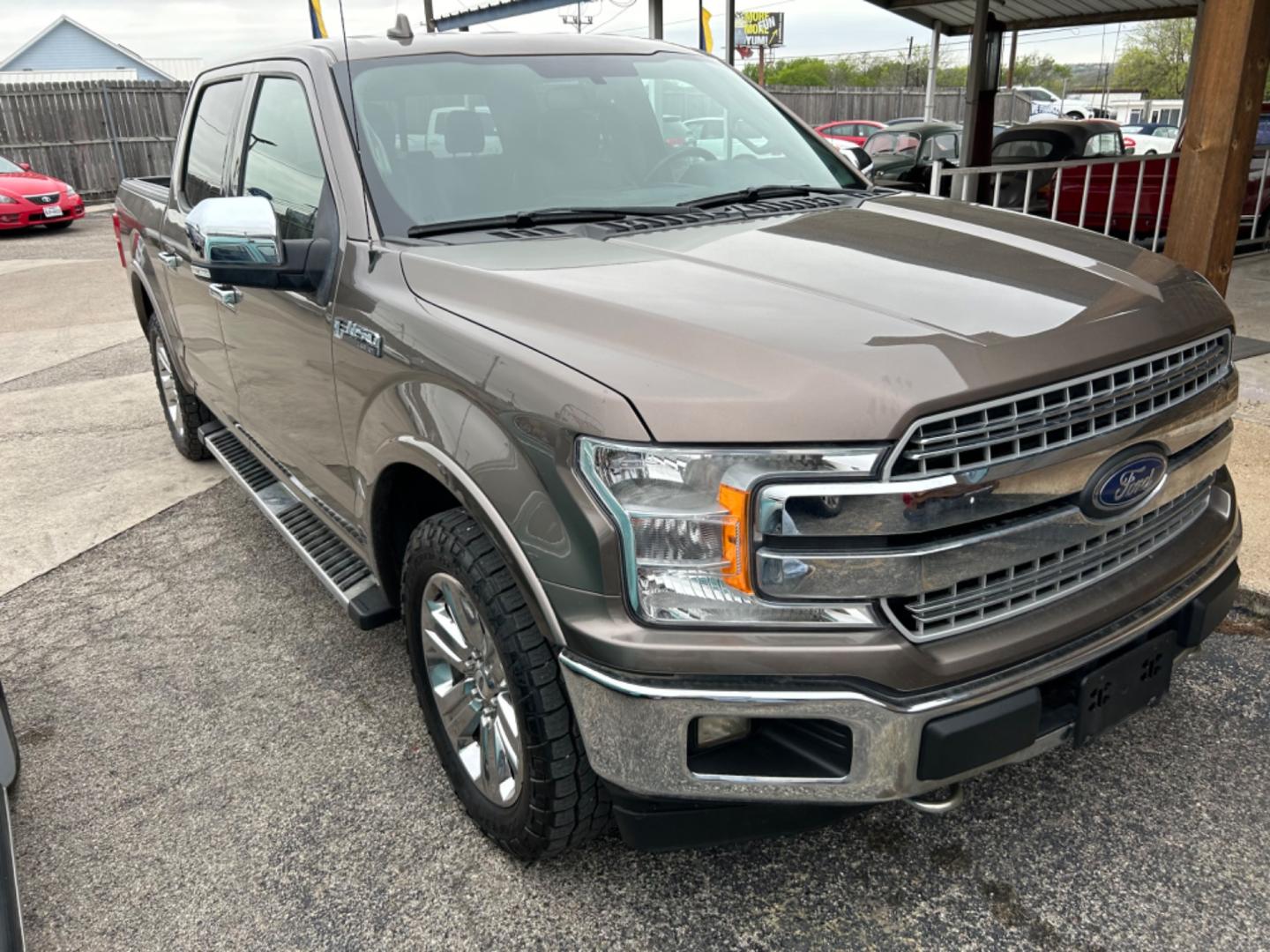 2018 Grey Ford F-150 XLT SuperCrew 5.5-ft. Bed 4WD (1FTEW1EG6JK) with an 3.5L V6 TURBO engine, 6A transmission, located at 1687 Business 35 S, New Braunfels, TX, 78130, (830) 625-7159, 29.655487, -98.051491 - Photo#1